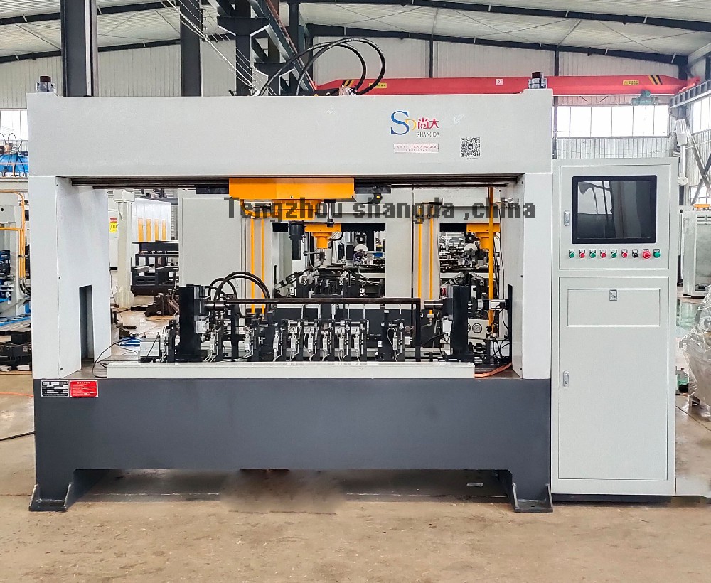 automatic hydraulic shaft straightening press