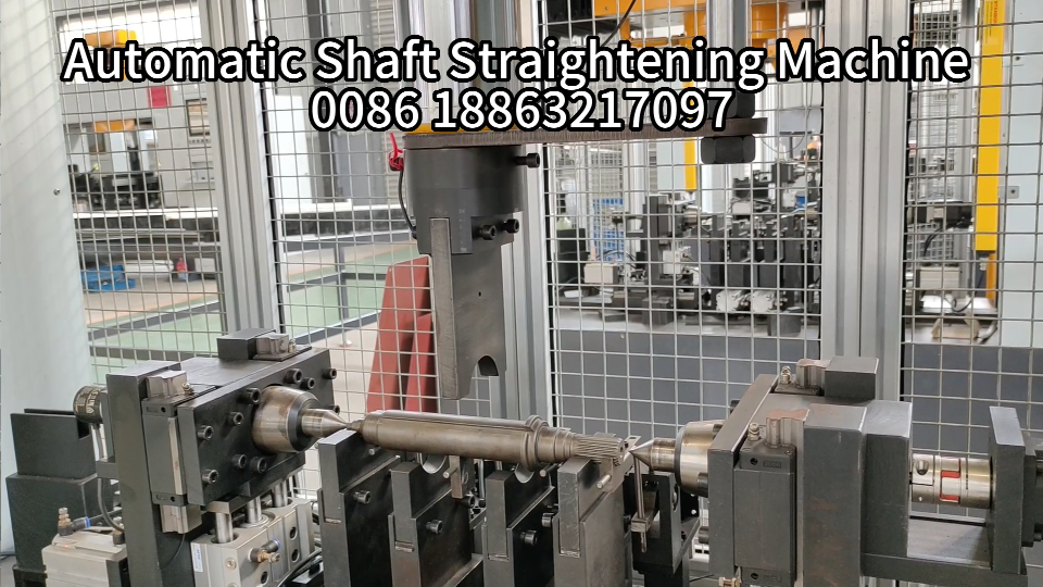 Automatic Motor Shaft Straightening Machine