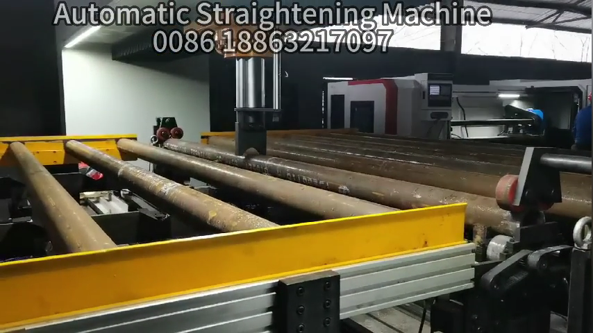 automatic tube straightening machine