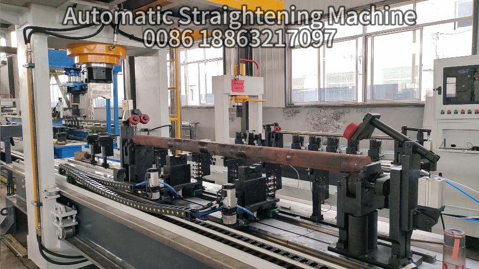 Hydraulic straightening machine  for Straightening of Long Shafts