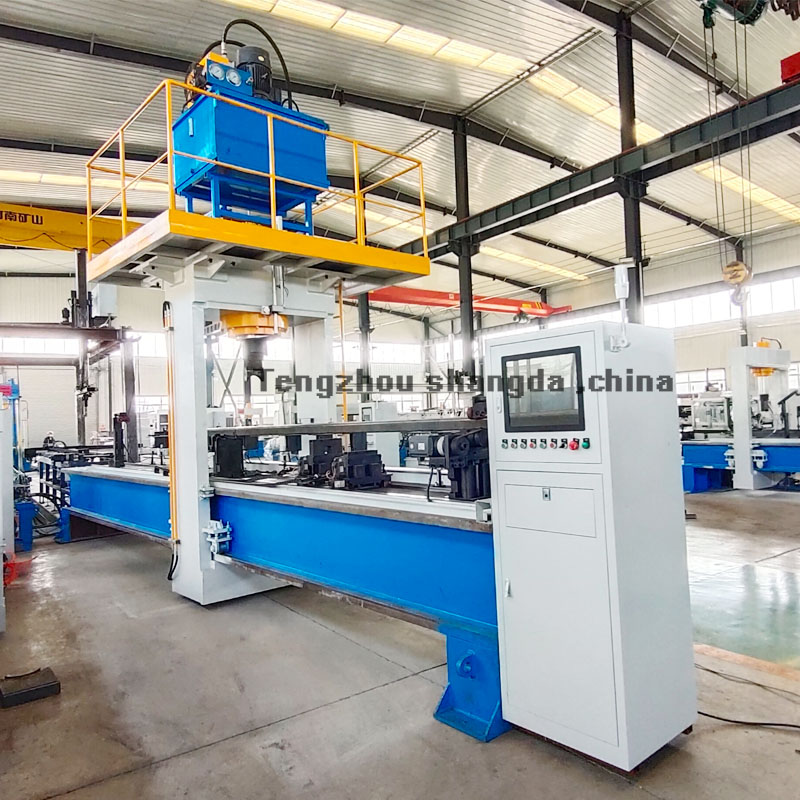 Hydraulic straightening machine  for  Long Shafts